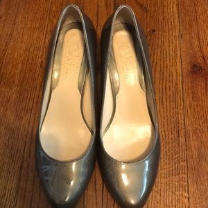 Cole Haan Gunmetal Metallic Pump
